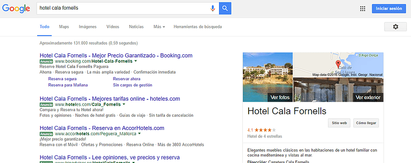 Google my business for tourism Google my business for small hotels
